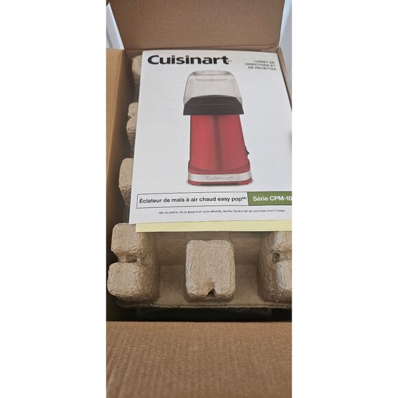 Cuisinart Hot Air Popcorn Maker CPB-300P1 3.5L Quick & Easy Oil-Free BPA-Free - Picture 8 of 10